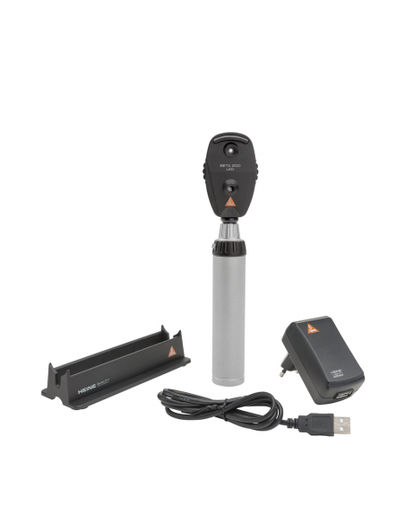 KIT OPHTALMOSCOPE BETA200 LED AVEC POIGNEE ET CABLE USB4