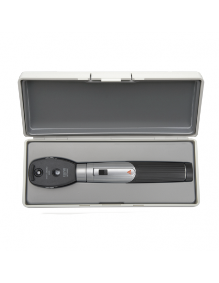 HEINE OPHTALM MINI 3000 LED TROUSSE ETUI RIGIDE MANCHE A PILES