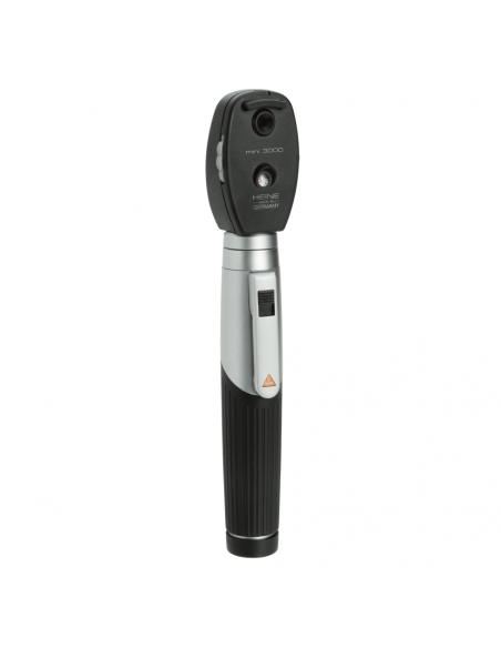 HEINE OPHTALM MINI 3000 LED AVEC MANCHE A PILES